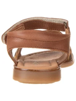 Leder-Sandalen in Braun><noscript><img width=