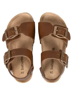 BABUNKERS Family Sandalen·Sandalen^Leder-Sandalen in Braun