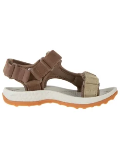 bisgaard Sandalen·Sandalen^Leder-Sandalen in Braun/ Khaki