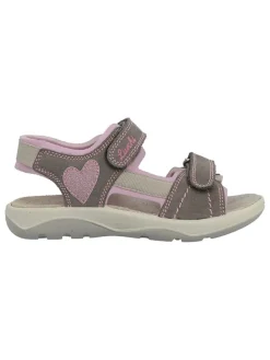 Lurchi Sandalen·Sandalen^Leder-Sandalen in Braun/ Rosa
