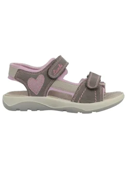 Lurchi Sandalen·Sandalen^Leder-Sandalen in Braun/ Rosa