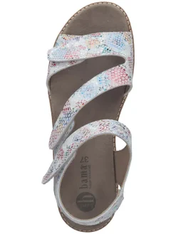 Leder-Sandalen in Bunt><noscript><img width=