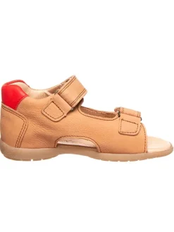 BO-BELL Sandalen^Leder-Sandalen in Camel