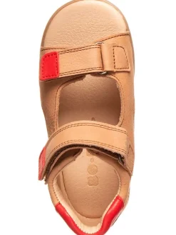 BO-BELL Sandalen^Leder-Sandalen in Camel