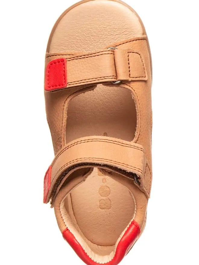 BO-BELL Sandalen^Leder-Sandalen in Camel