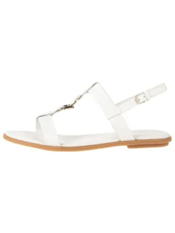 Leder-Sandalen in Creme>Tommy Hilfiger Online