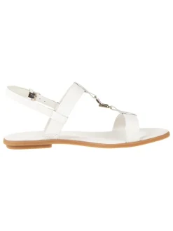 Leder-Sandalen in Creme>Tommy Hilfiger Online