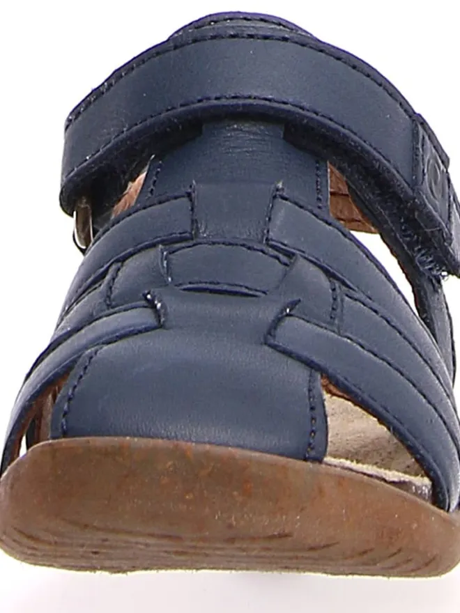 Leder-Sandalen in Dunkelblau>Naturino Best
