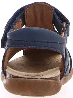 Leder-Sandalen in Dunkelblau><noscript><img width=
