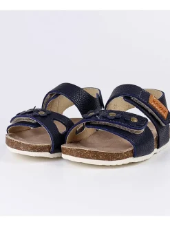 Leder-Sandalen in Dunkelblau>KAVAT Clearance