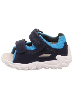 Leder-Sandalen in Dunkelblau>superfit Discount