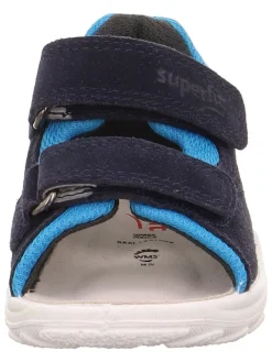 Leder-Sandalen in Dunkelblau>superfit Discount
