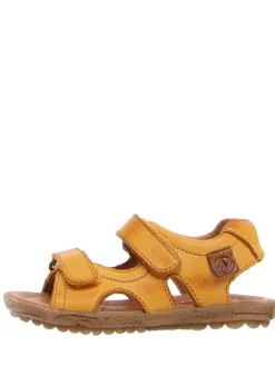 Leder-Sandalen in Gelb>Naturino New