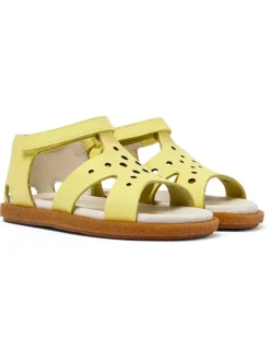 Camper Sandalen^Leder-Sandalen in Gelb