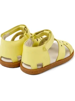 Camper Sandalen^Leder-Sandalen in Gelb