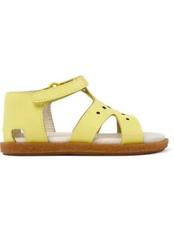 Camper Sandalen^Leder-Sandalen in Gelb