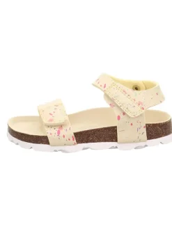 superfit Sandalen·Sandalen^Leder-Sandalen in Gelb