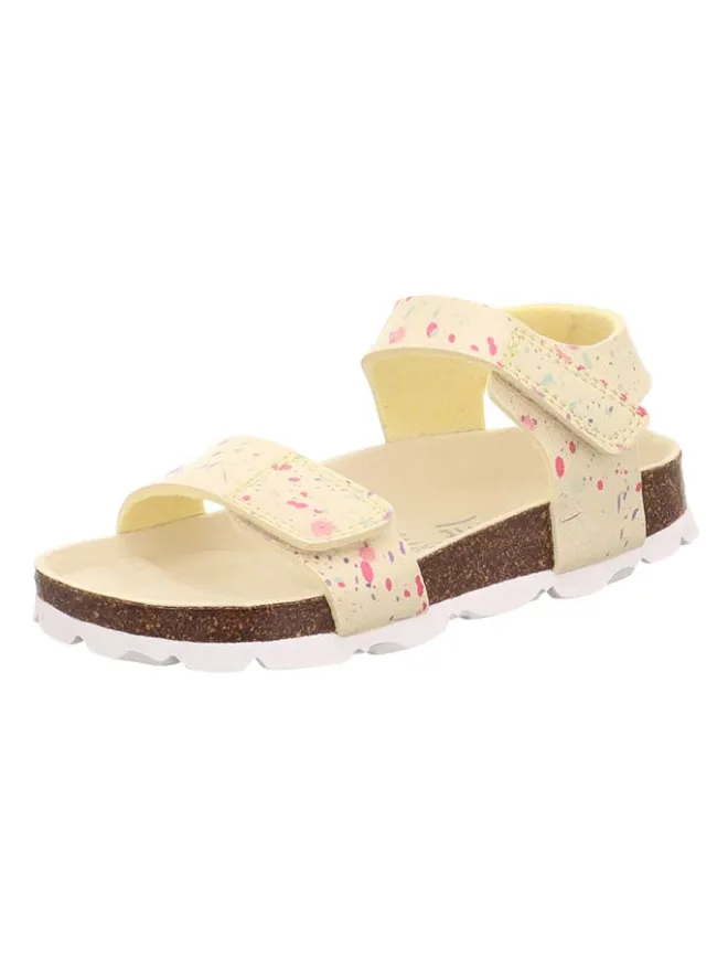 superfit Sandalen·Sandalen^Leder-Sandalen in Gelb