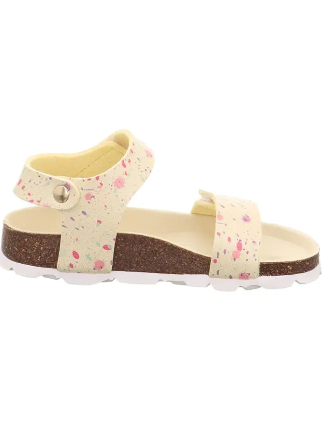superfit Sandalen·Sandalen^Leder-Sandalen in Gelb