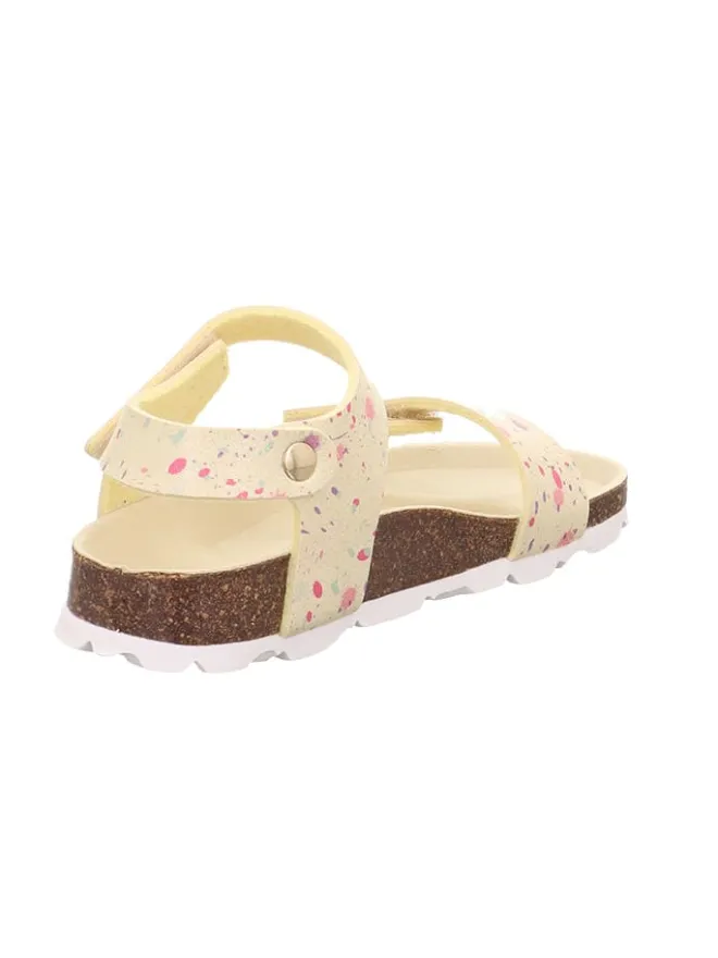 superfit Sandalen·Sandalen^Leder-Sandalen in Gelb