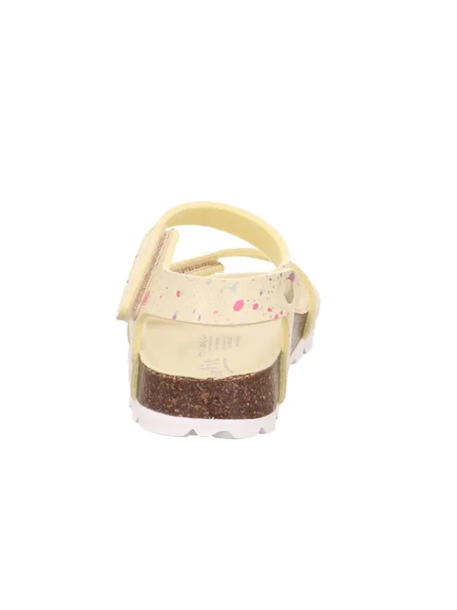 superfit Sandalen·Sandalen^Leder-Sandalen in Gelb
