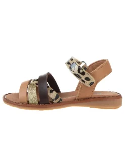 kmins Sandalen·Sandalen^Leder-Sandalen in Gold