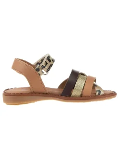 kmins Sandalen·Sandalen^Leder-Sandalen in Gold