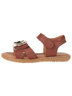 kmins Sandalen·Sandalen^Leder-Sandalen in Helbraun