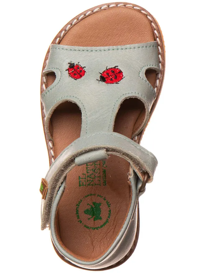 El Naturalista Sandalen·Sandalen^Leder-Sandalen in Hellblau