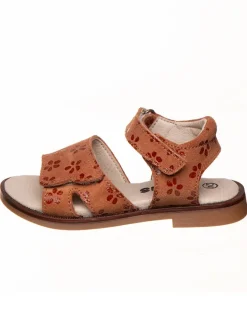 Leder-Sandalen in Hellbraun>kmins Clearance
