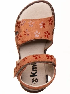 Leder-Sandalen in Hellbraun><noscript><img width=