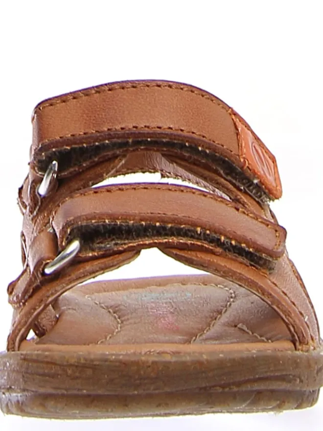 Leder-Sandalen in Hellbraun>Naturino Online