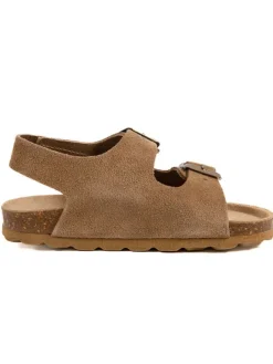 billowy Sandalen·Sandalen^Leder-Sandalen in Hellbraun