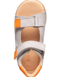 BO-BELL Sandalen^Leder-Sandalen in Hellgrau