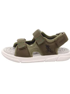 Leder-Sandalen in Khaki>superfit Sale