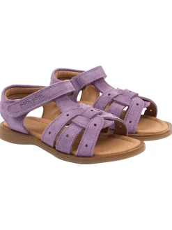 POM POM Sandalen·Sandalen^Leder-Sandalen in Lila