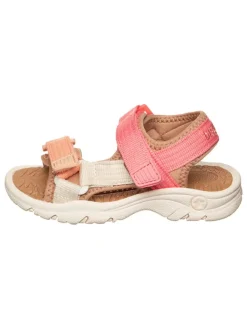 Leder-Sandalen in Pink>bisgaard