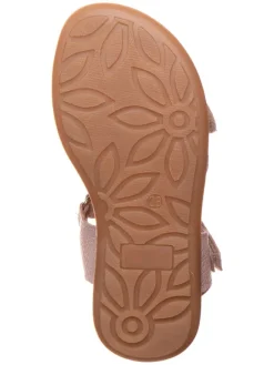 Leder-Sandalen in Rosa><noscript><img width=