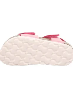 Leder-Sandalen in Rosa><noscript><img width=