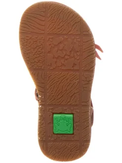 Leder-Sandalen in Rosa><noscript><img width=