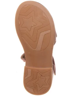 Leder-Sandalen in Rosa><noscript><img width=