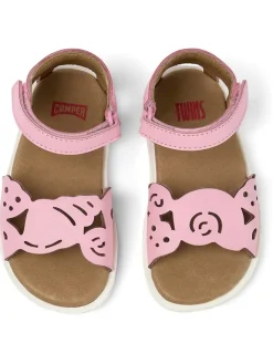 Camper Sandalen^Leder-Sandalen in Rosa