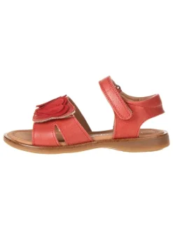 POM POM Sandalen·Sandalen^Leder-Sandalen in Rot