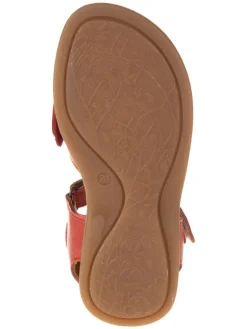 POM POM Sandalen·Sandalen^Leder-Sandalen in Rot
