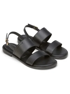 Leder-Sandalen in Schwarz>Marc O'Polo Shoes Clearance