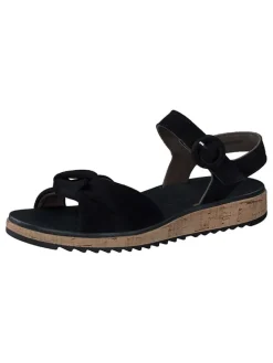 Leder-Sandalen in Schwarz>Paul Green Online