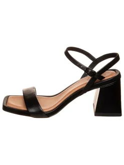 Tamaris Sandalen|Sandalen^Leder-Sandalen in Schwarz