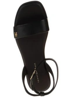 Leder-Sandalen in Schwarz><noscript><img width=