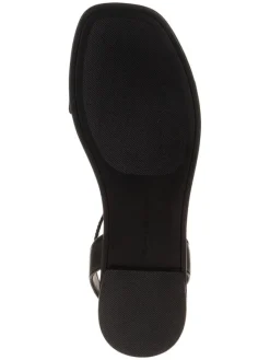 Leder-Sandalen in Schwarz><noscript><img width=