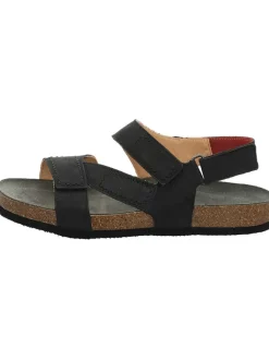 Think! Sandalen & Pantoletten^Leder-Sandalen in Schwarz